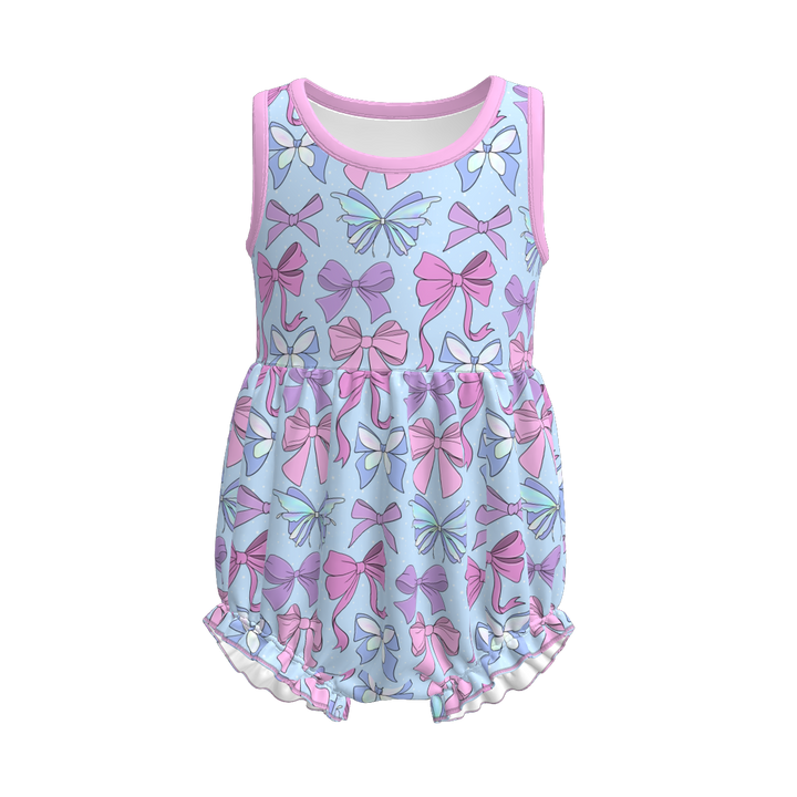 Baby summer vibe bubble onesie romper