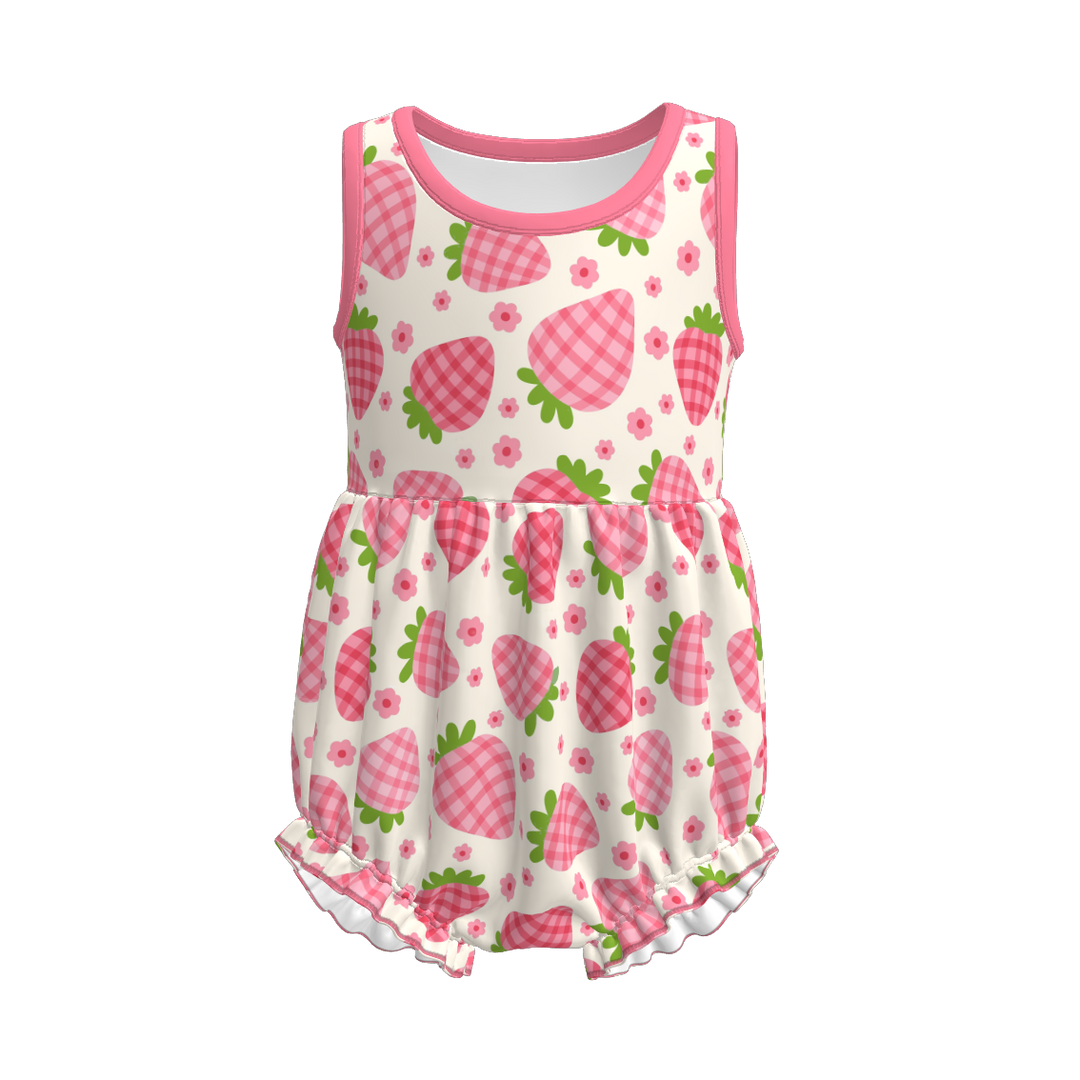 Baby summer vibe bubble onesie romper