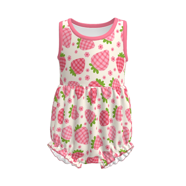 Baby summer vibe bubble onesie romper