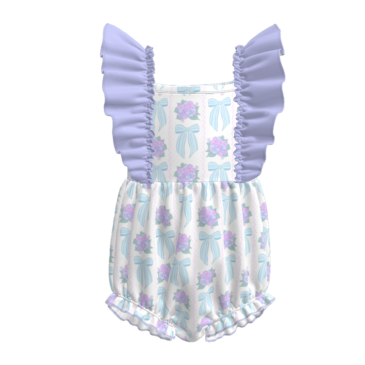 Baby summer flying sleeve onesie romper