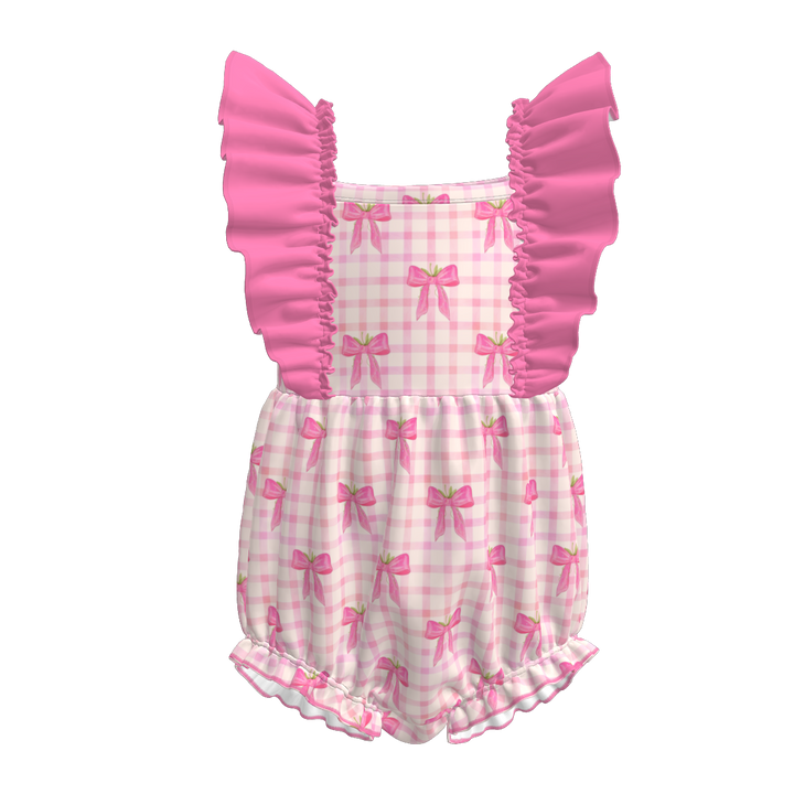 Baby summer flying sleeve onesie romper