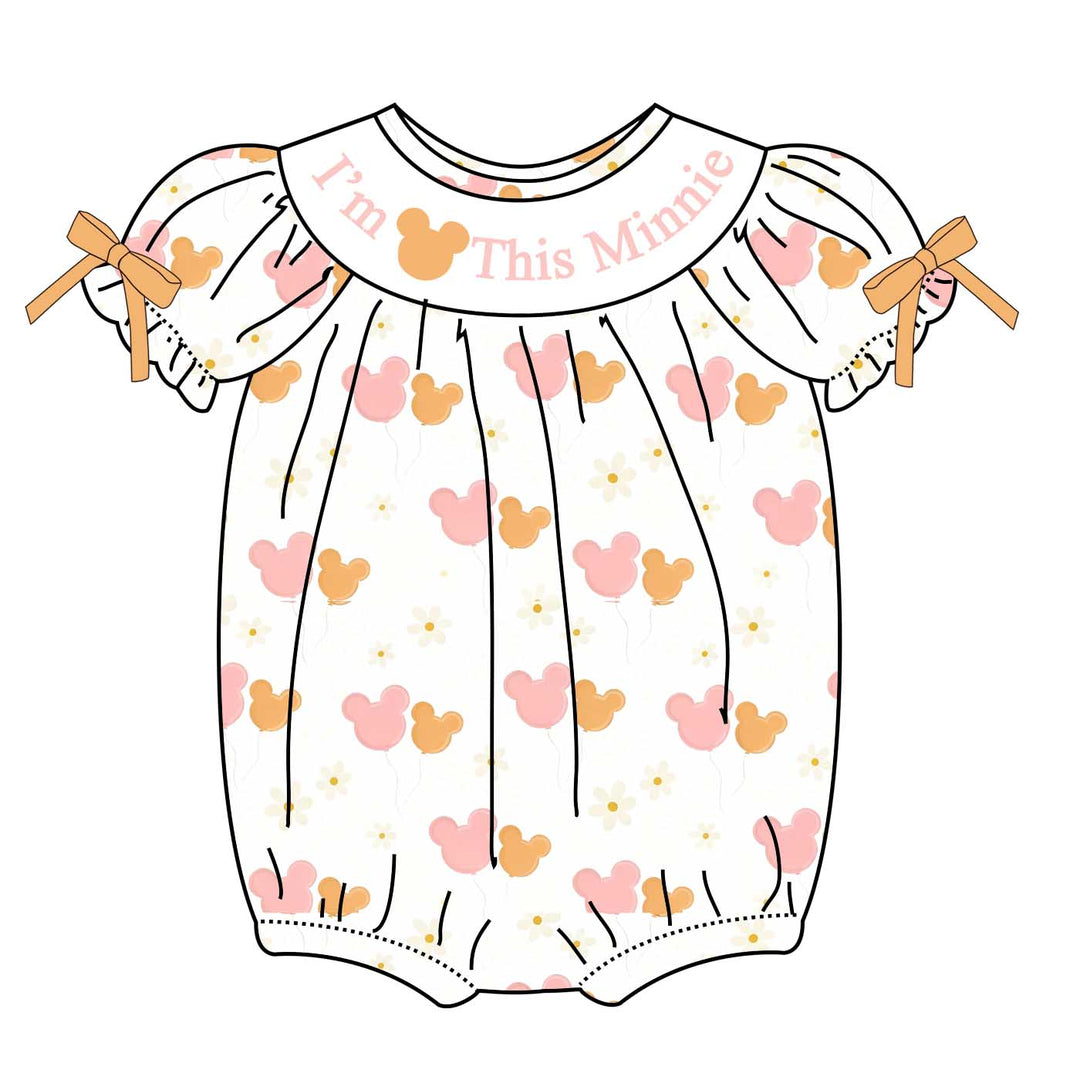 Birthday-themed embroidery bowknot princess dress