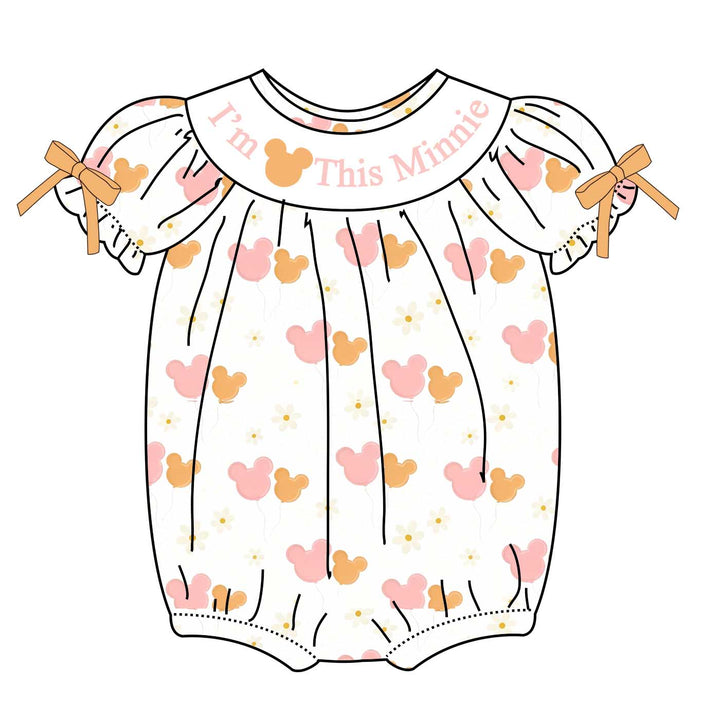 Birthday-themed embroidery bowknot princess dress