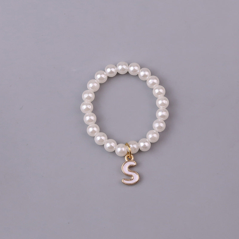 10cm dolls Letter Pearl Necklace dolls accessory