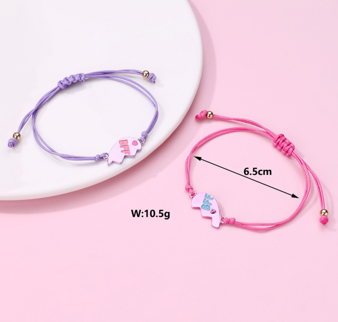 Valentine's best friends 2pcs bracelet students gift