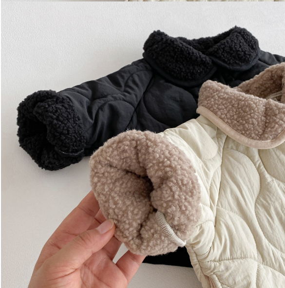 Kids Thick Fleece Warm Winter Jacket