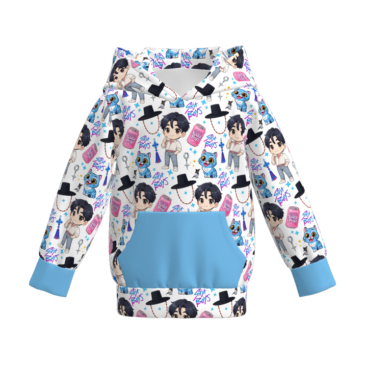 KPop Demon Hunters printed hoodie sweatshirt for boys