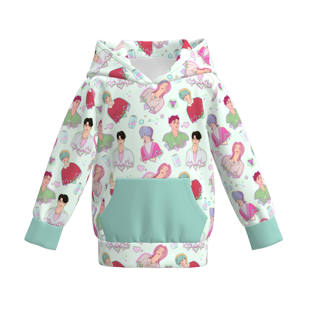 KPop Demon Hunters printed hoodie sweatshirt for boys