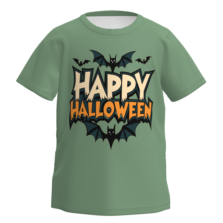 Boys Halloween spooky season printed T-shirt
