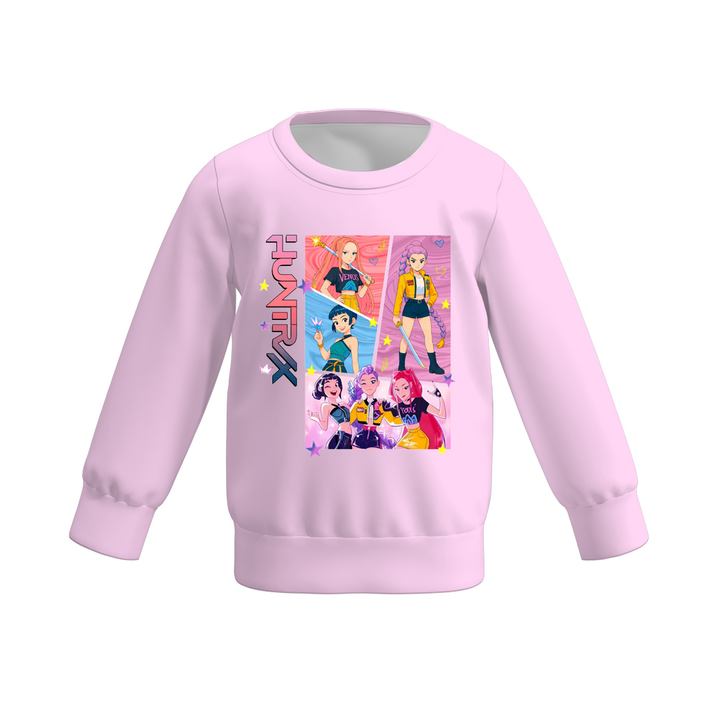 KPop Demon Hunters printed sweatshirt for girls