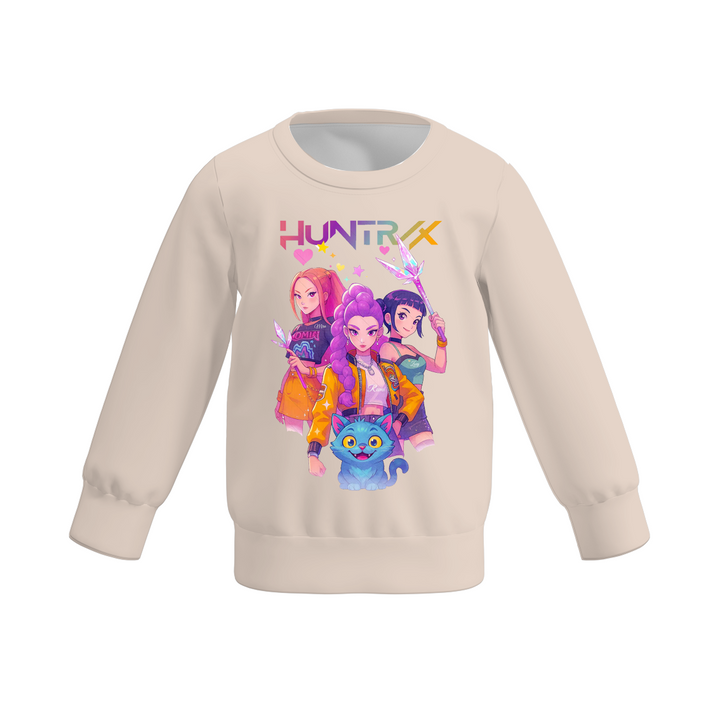 KPop Demon Hunters printed sweatshirt for girls