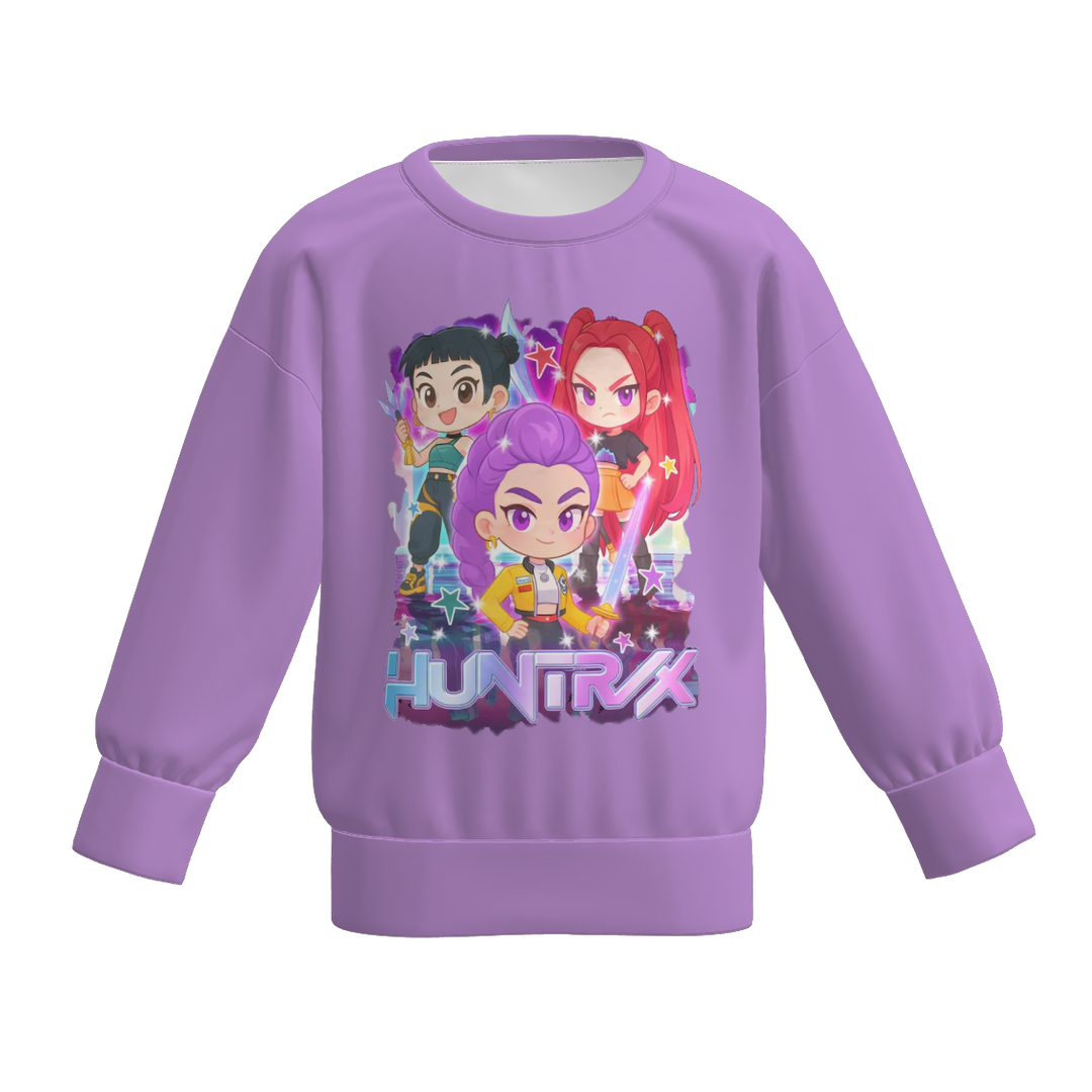 KPop Demon Hunters printed sweatshirt for kids