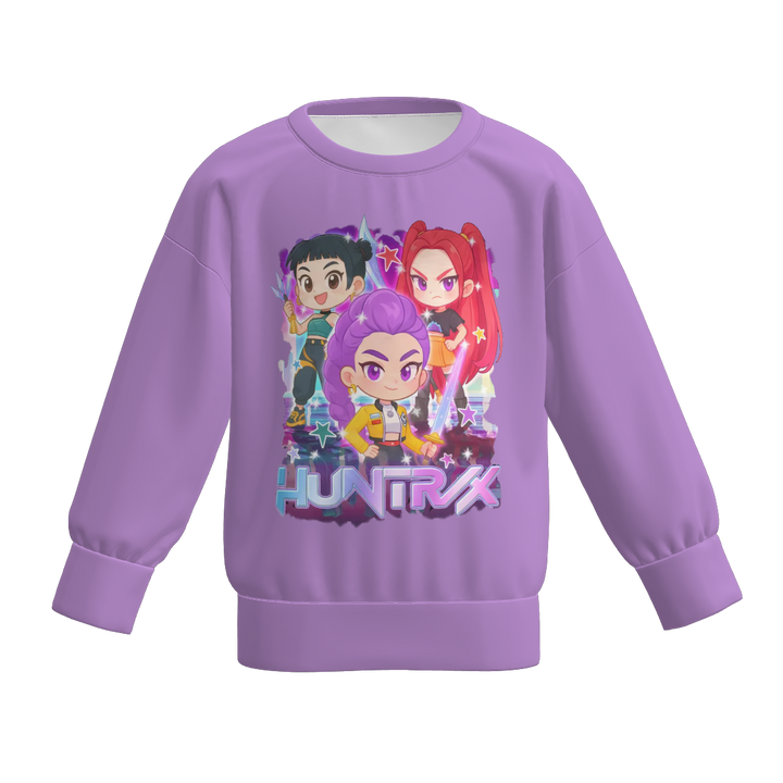 KPop Demon Hunters printed sweatshirt for kids