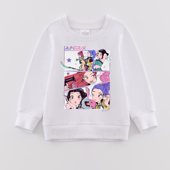 KPOP demon hunters sweatshirt HUNTR/X saja boys top