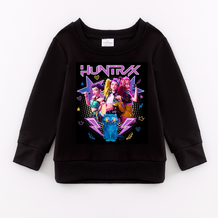KPOP demon hunters sweatshirt HUNTR/X derpy top