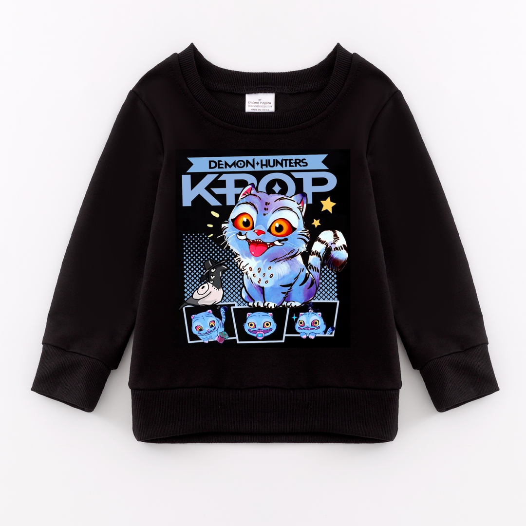 KPOP demon hunters sweatshirt HUNTR/X derpy top