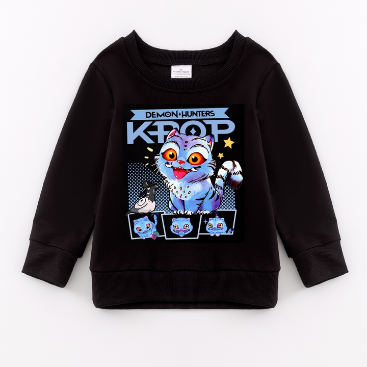 KPOP demon hunters sweatshirt HUNTR/X derpy top