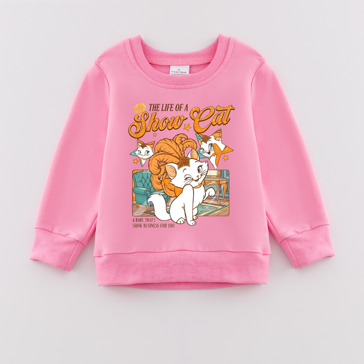 The life of a showgirl inspired sweatshirt swiftie top