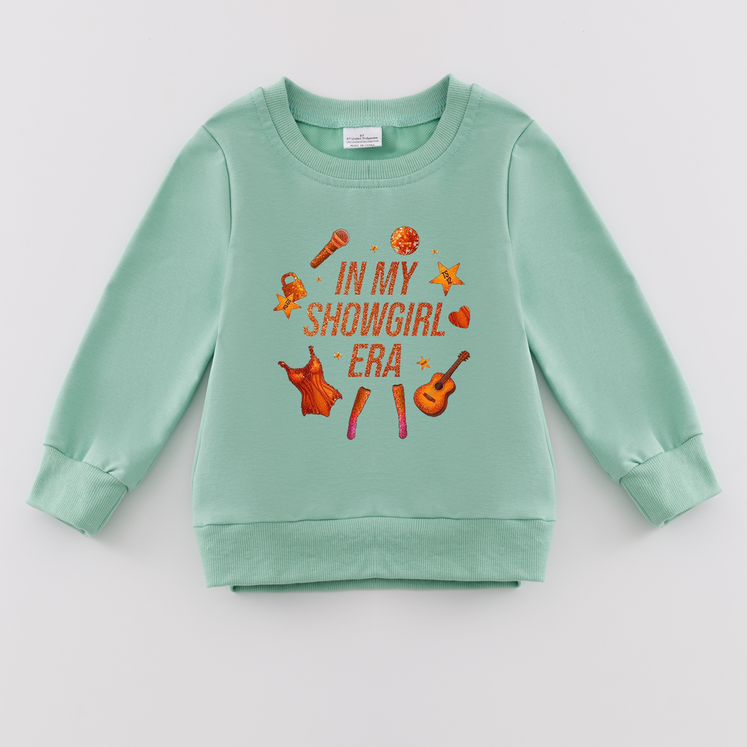 The life of a showgirl inspired sweatshirt swiftie top
