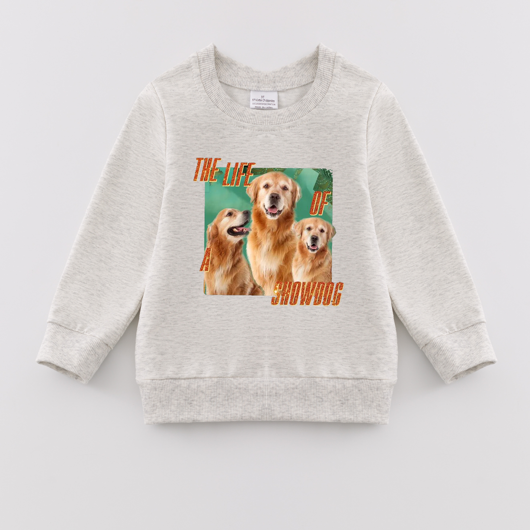 The life of a showgirl inspired sweatshirt swiftie top