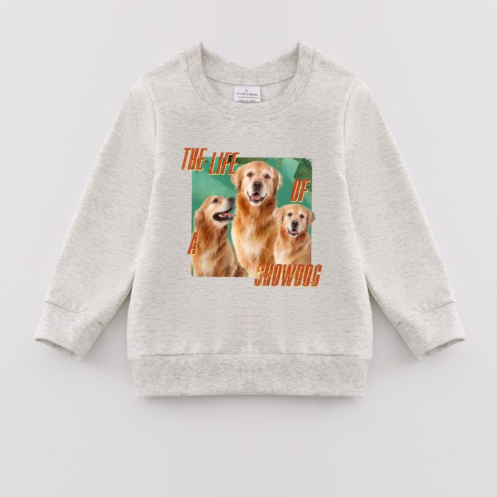 The life of a showgirl inspired sweatshirt swiftie top