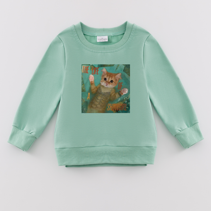 The life of a showgirl inspired sweatshirt swiftie top
