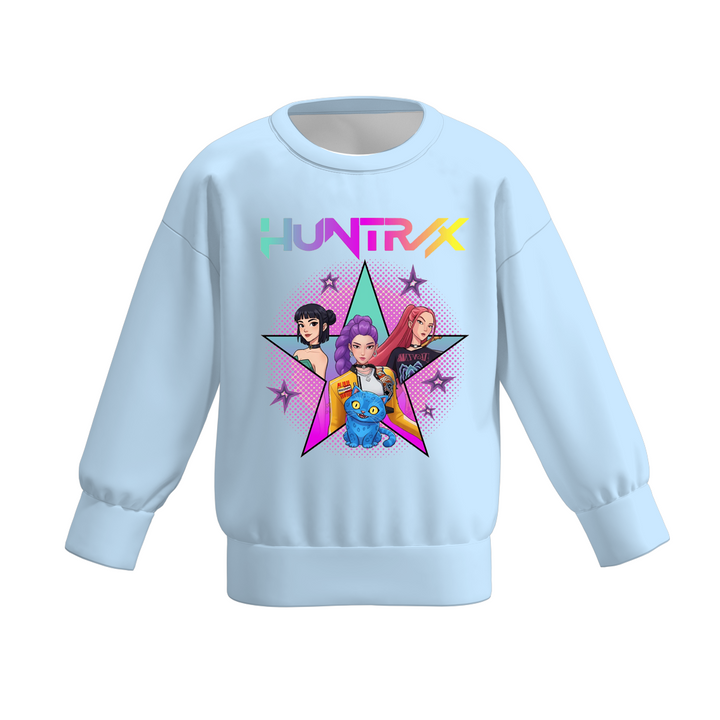 KDH K-pop inspired printed sweatshirt for girls
