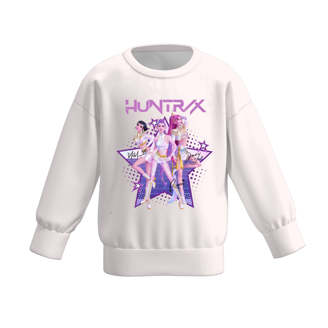 KDH K-pop inspired printed sweatshirt for girls