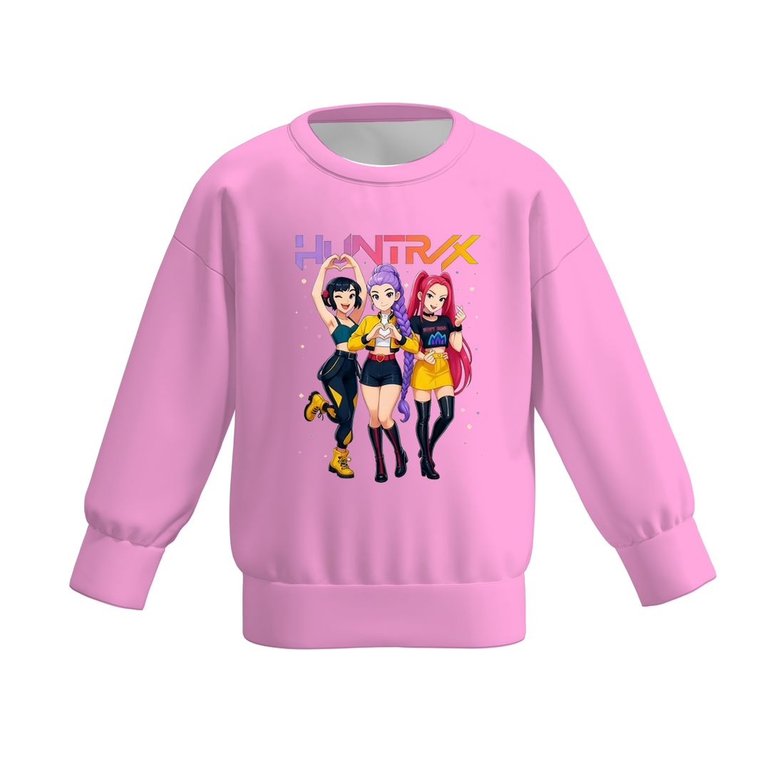 KDH K-pop inspired printed sweatshirt for girls