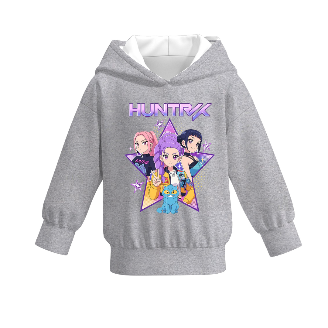 KPop Demon Hunters printed hoodie sweatshirt