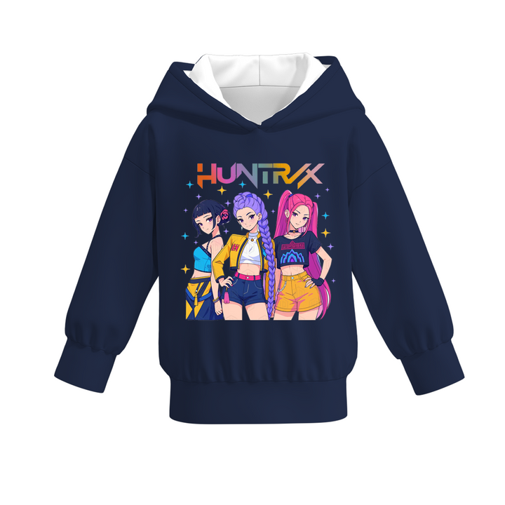 KPop Demon Hunters printed hoodie sweatshirt