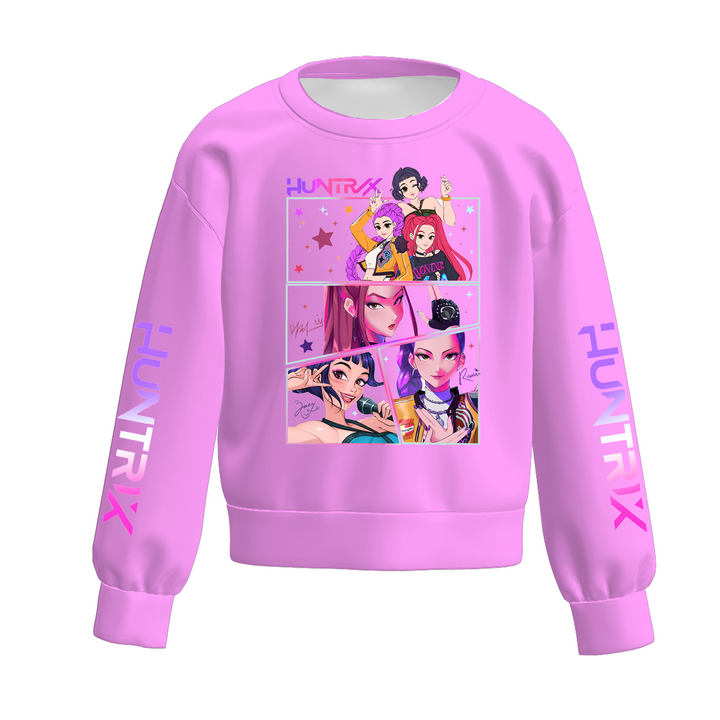 Girls' KDH K-pop inspired cool girl sweatshirt top