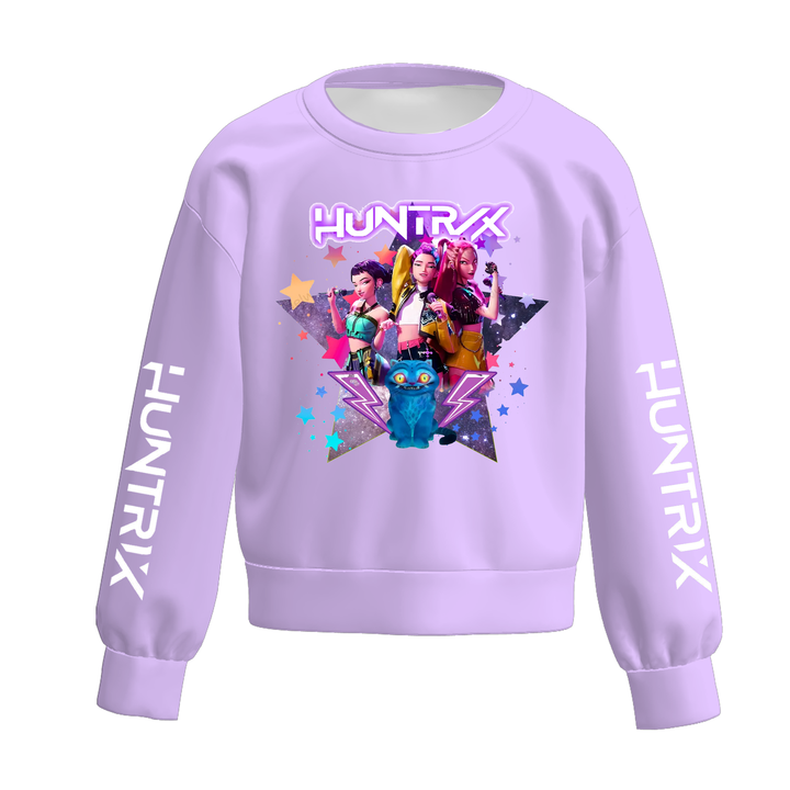 Girls' KDH K-pop inspired cool girl sweatshirt top