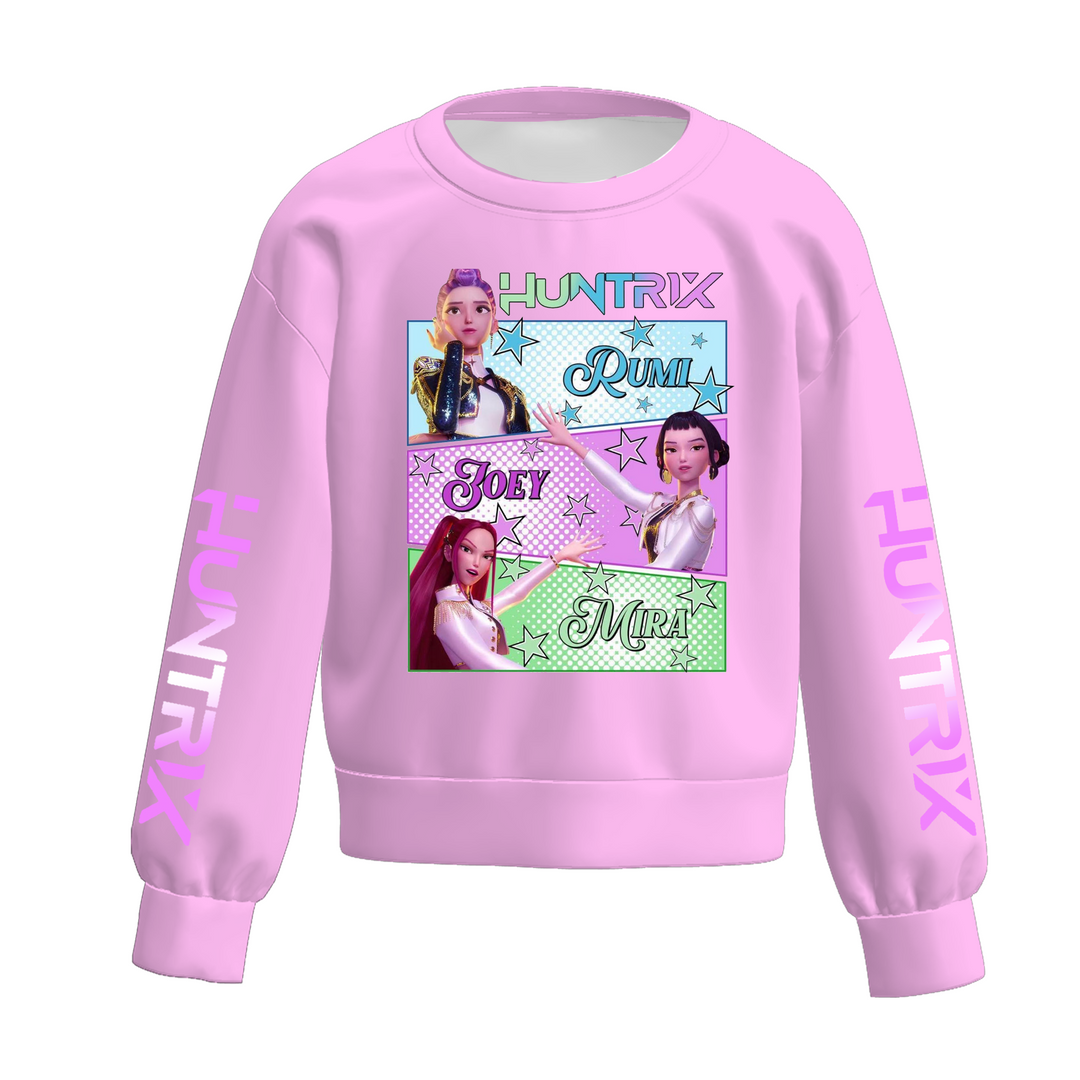 Girls' KDH K-pop inspired cool girl sweatshirt top