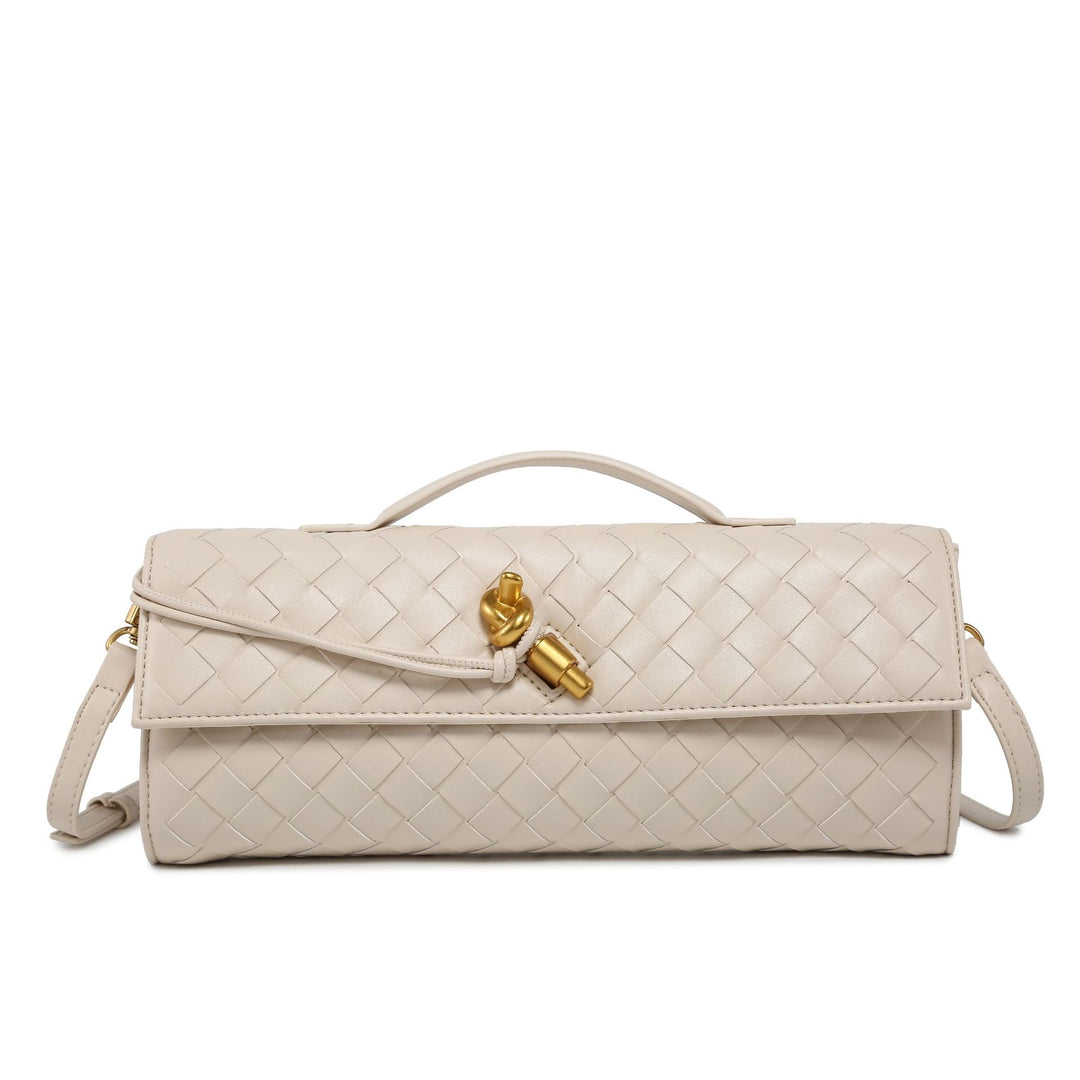 Weave leather clutch Women's Designer Clutch Bags