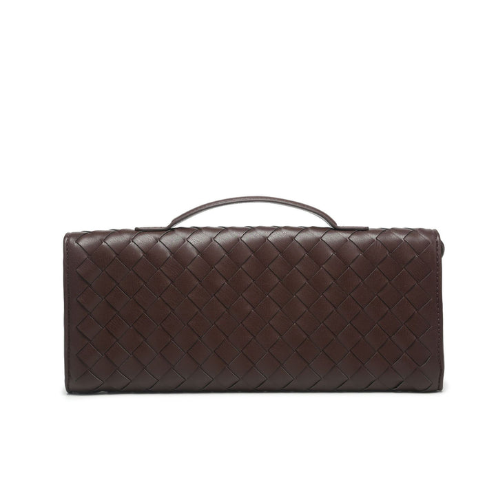 Weave leather clutch Women's Designer Clutch Bags