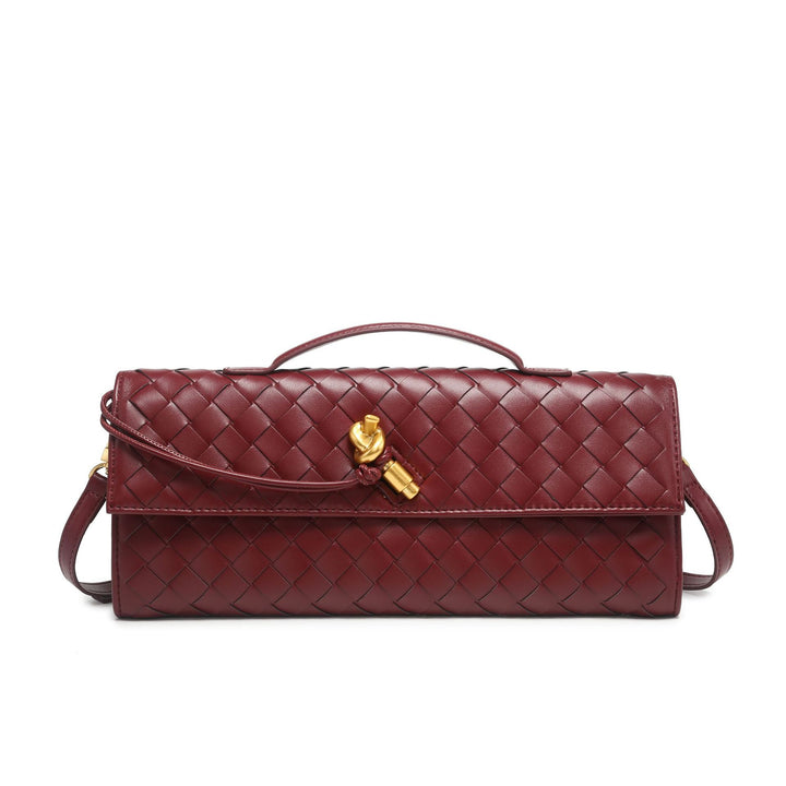 Weave leather clutch Women's Designer Clutch Bags