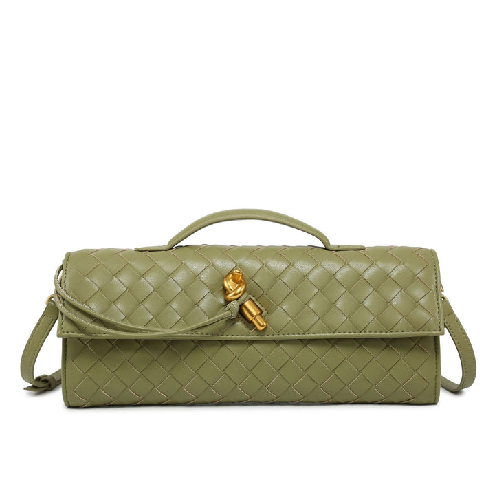 Weave leather clutch Women's Designer Clutch Bags