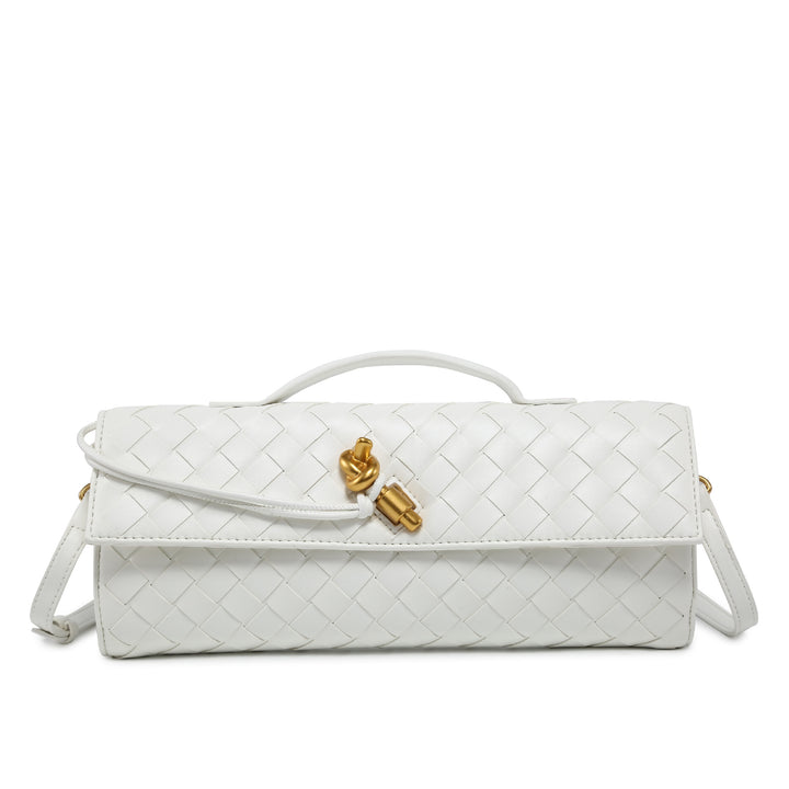 Weave leather clutch Women's Designer Clutch Bags