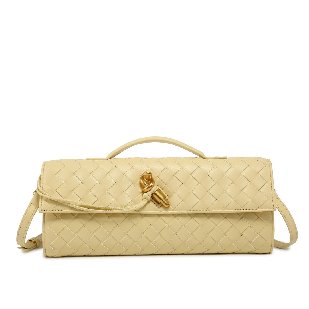 Weave leather clutch Women's Designer Clutch Bags