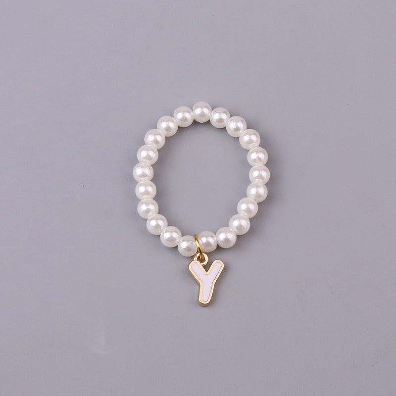 10cm dolls Letter Pearl Necklace dolls accessory