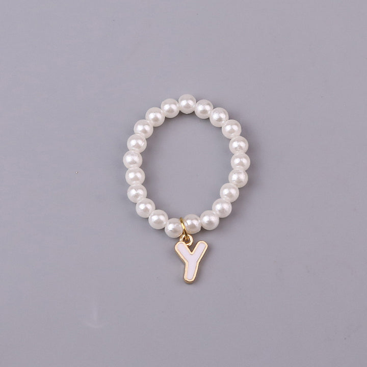 10cm dolls Letter Pearl Necklace dolls accessory