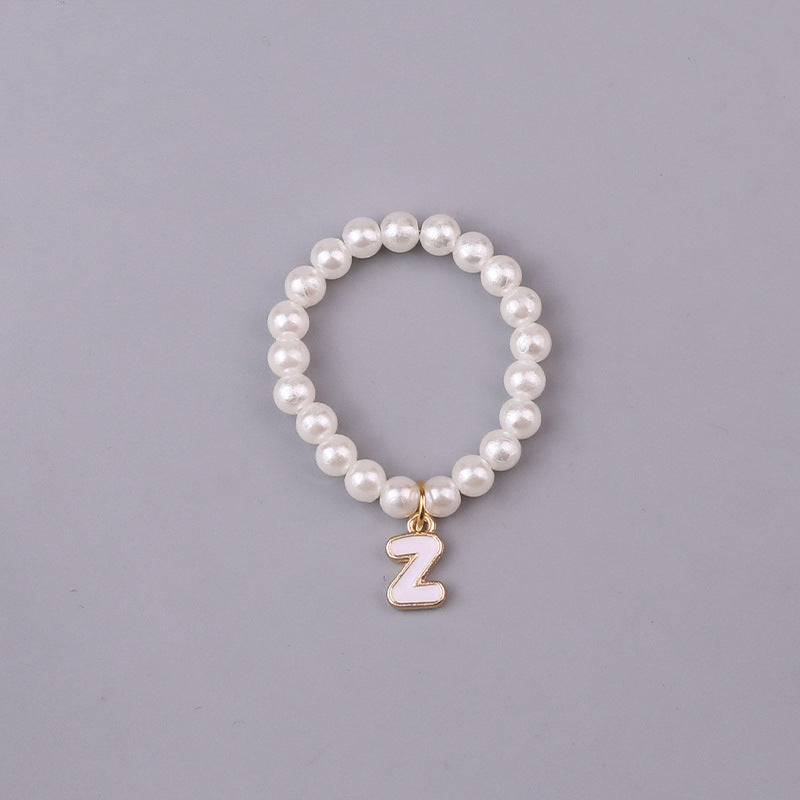 10cm dolls Letter Pearl Necklace dolls accessory