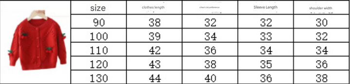 Girls knitted cherry cardigan cherry sweater coat
