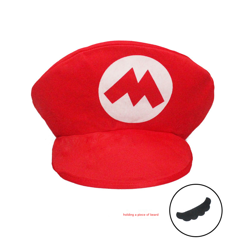 Super Mario inspired cosplay shirt&overalls 2pcs set