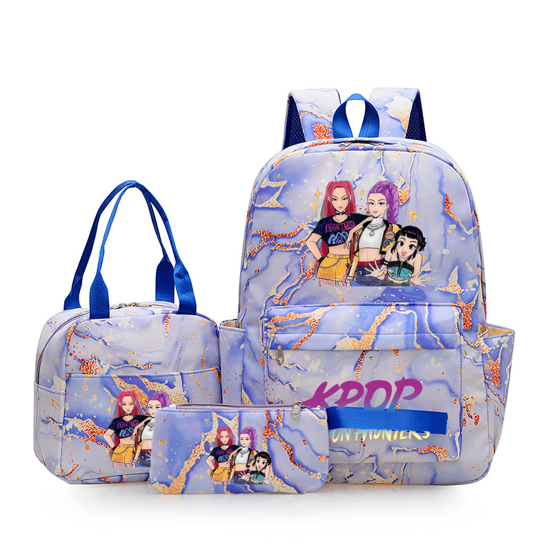 K-pop Witcher Girl Group Backpack Three-Piece Set