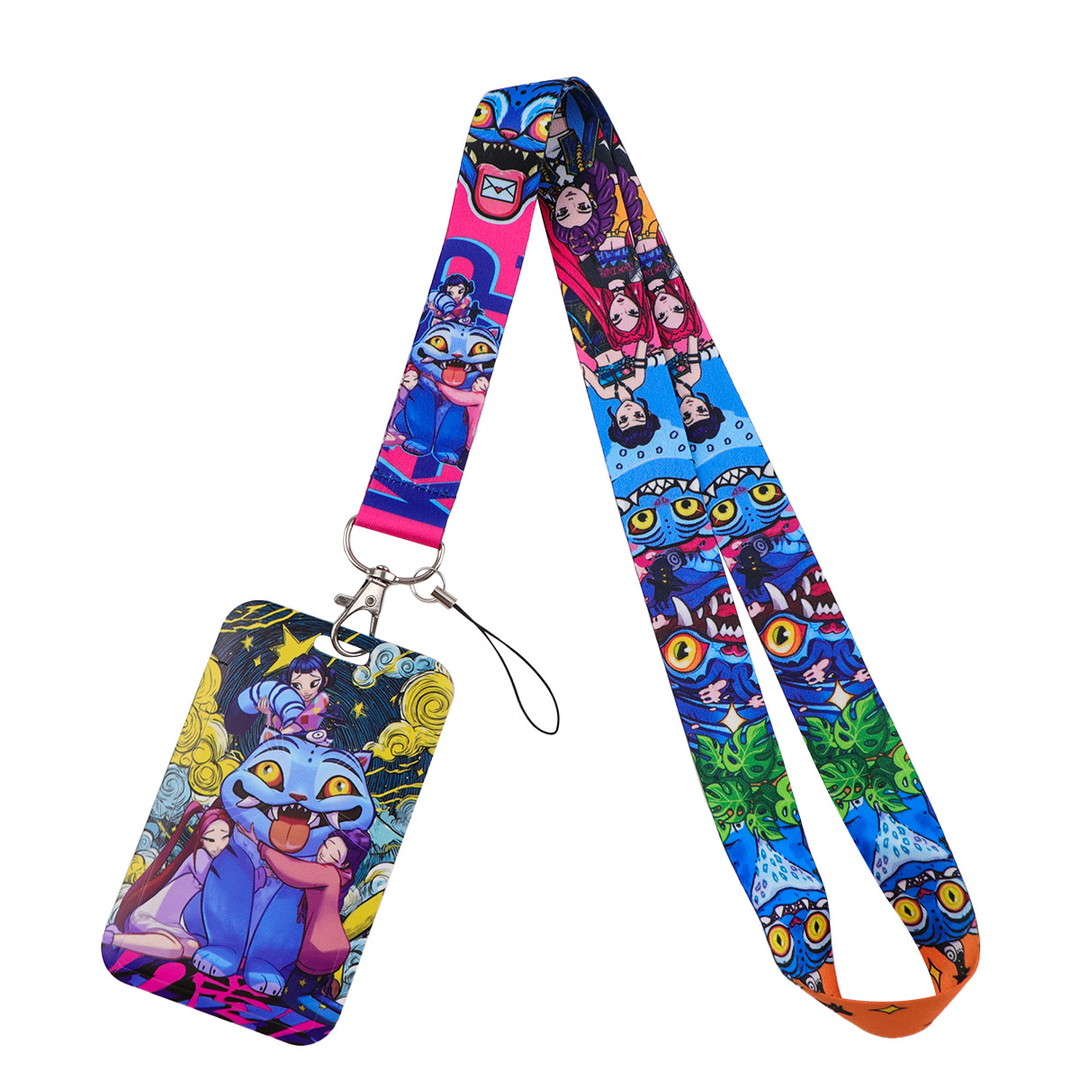 KDH K-pop inspired Phone lanyard card holder
