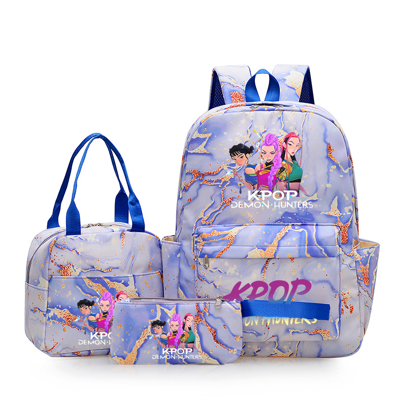 K-pop Witcher Girl Group Backpack Three-Piece Set