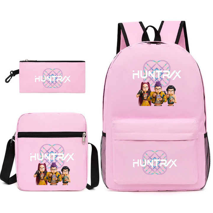 Demon Hunter Girl Group Backpack Three-Piece Set