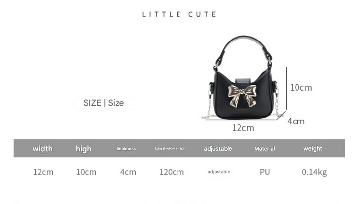 Girls bow-knot mini handbag chic shoulder bag